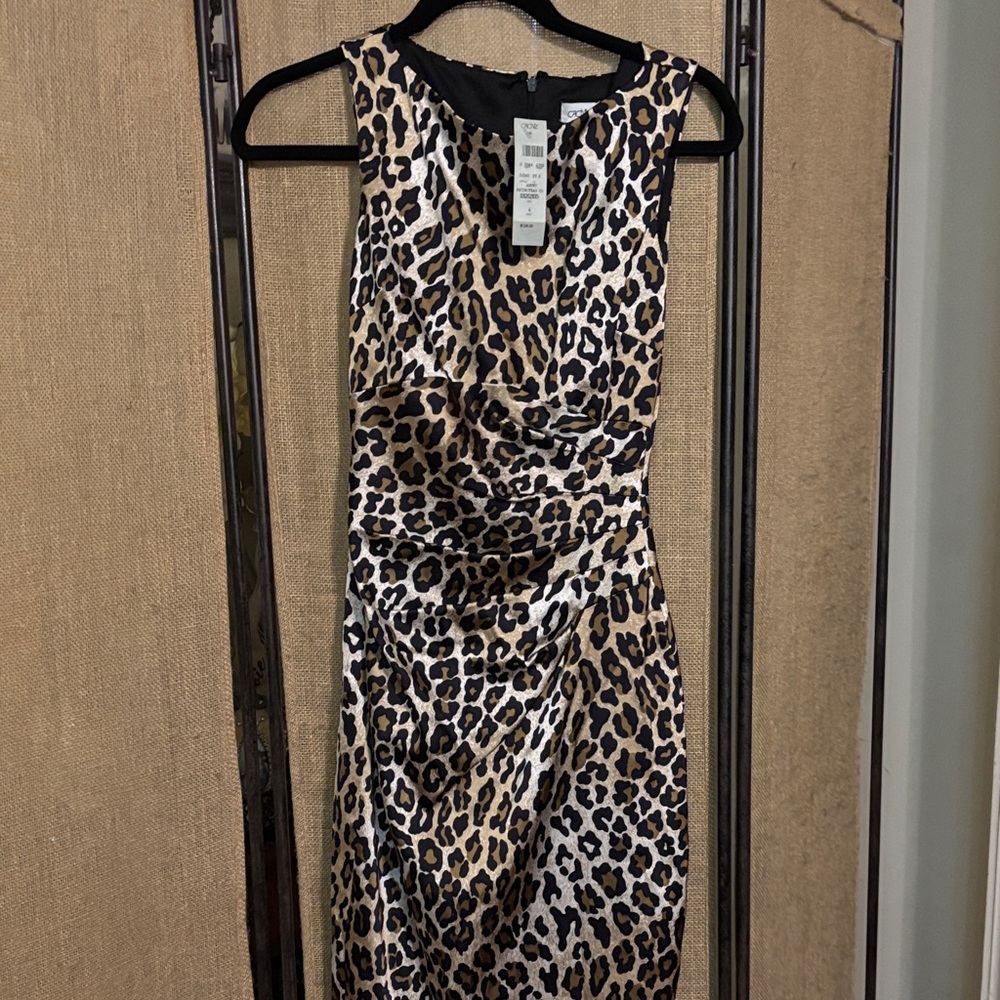 Cache Animal Print Mini Dress